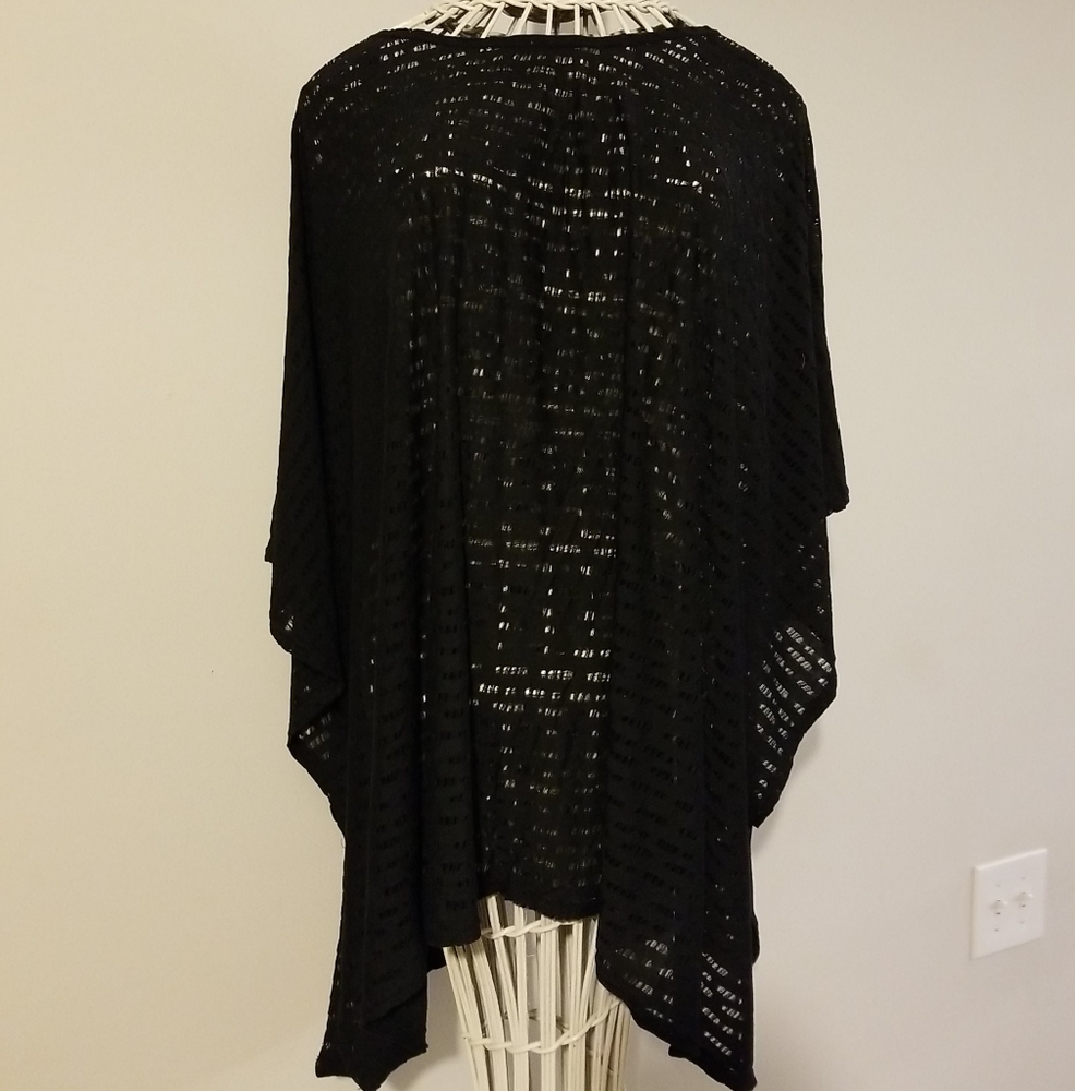 Sol & Mer OZ Black Dropstitch Jersey Tunic CoverUp